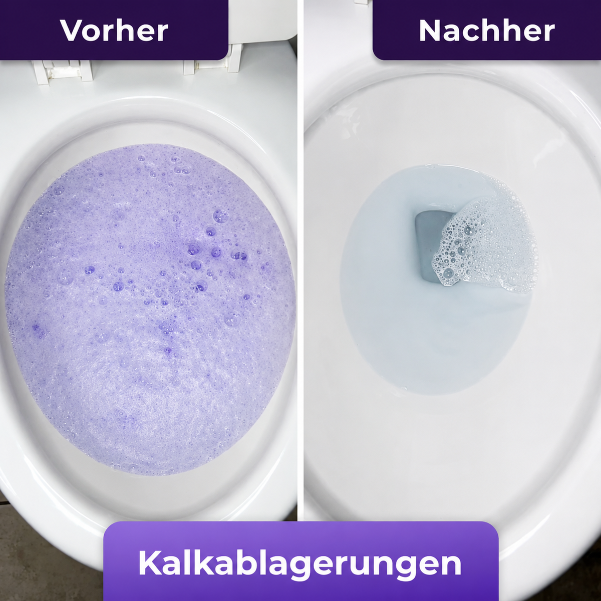 Insta-Action FoamClean Schaum für eine mühelos strahlend saubere Toilette